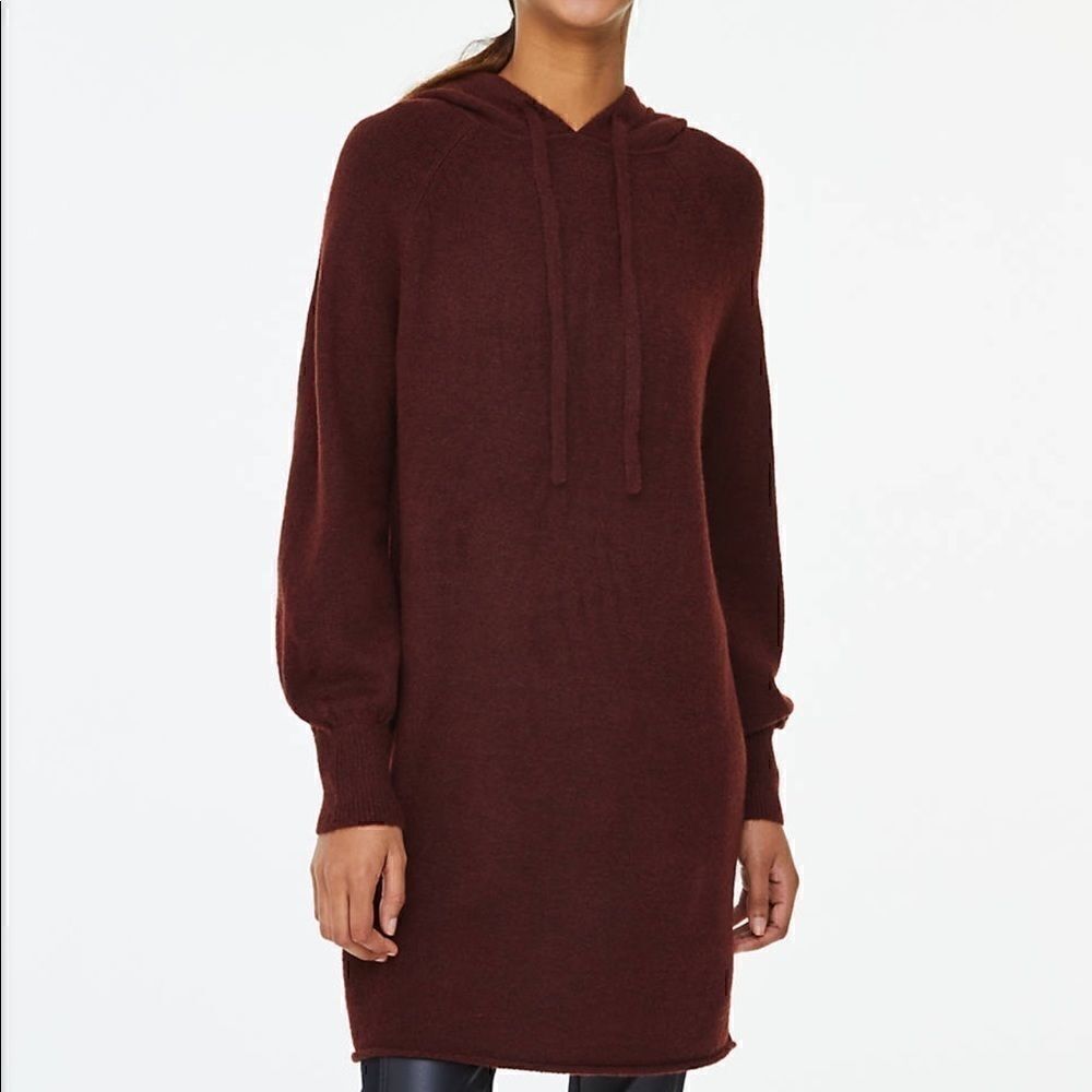 Loft | Loft Outlet Lounge Hooded Sweater Dress | S